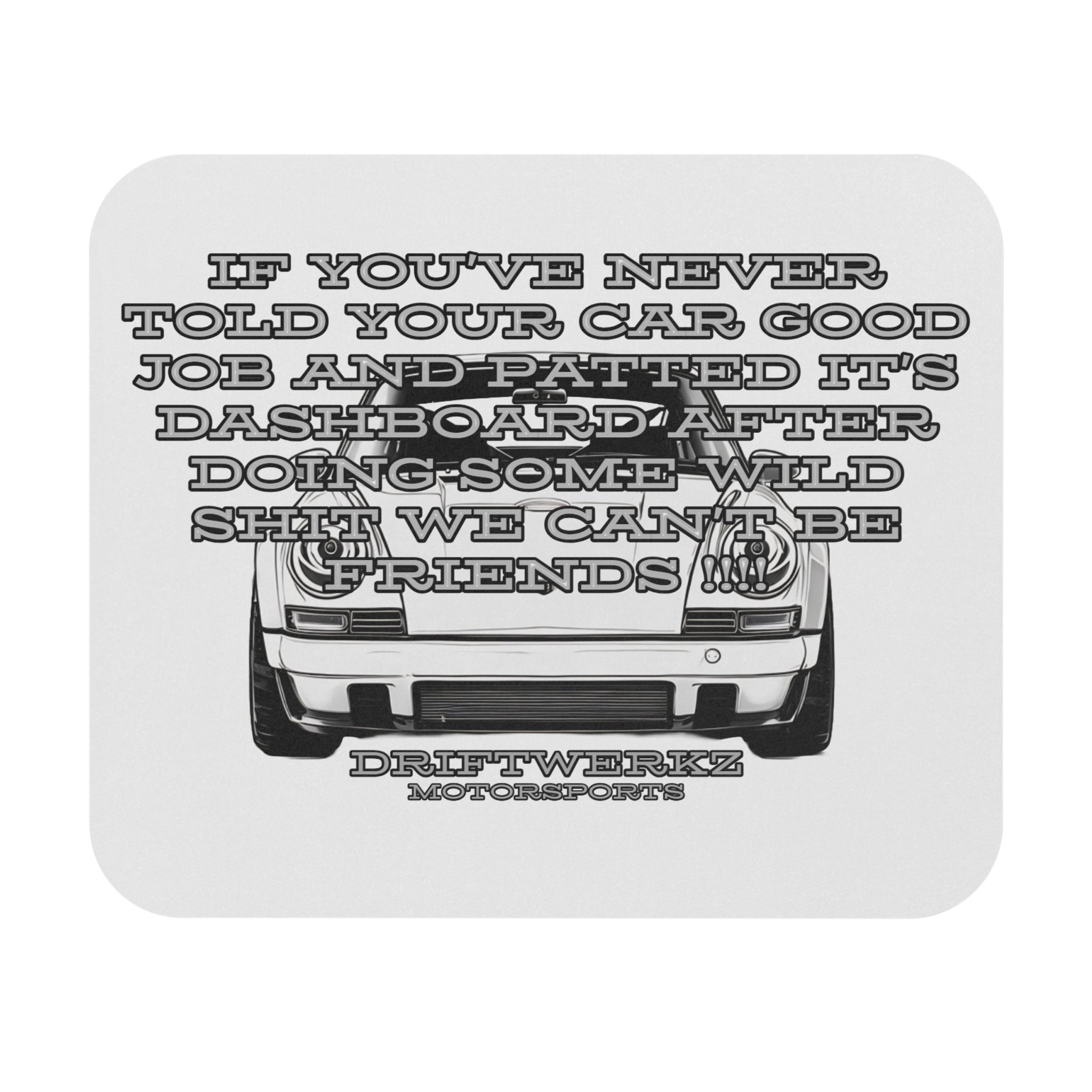 Drift Car Mouse Pad