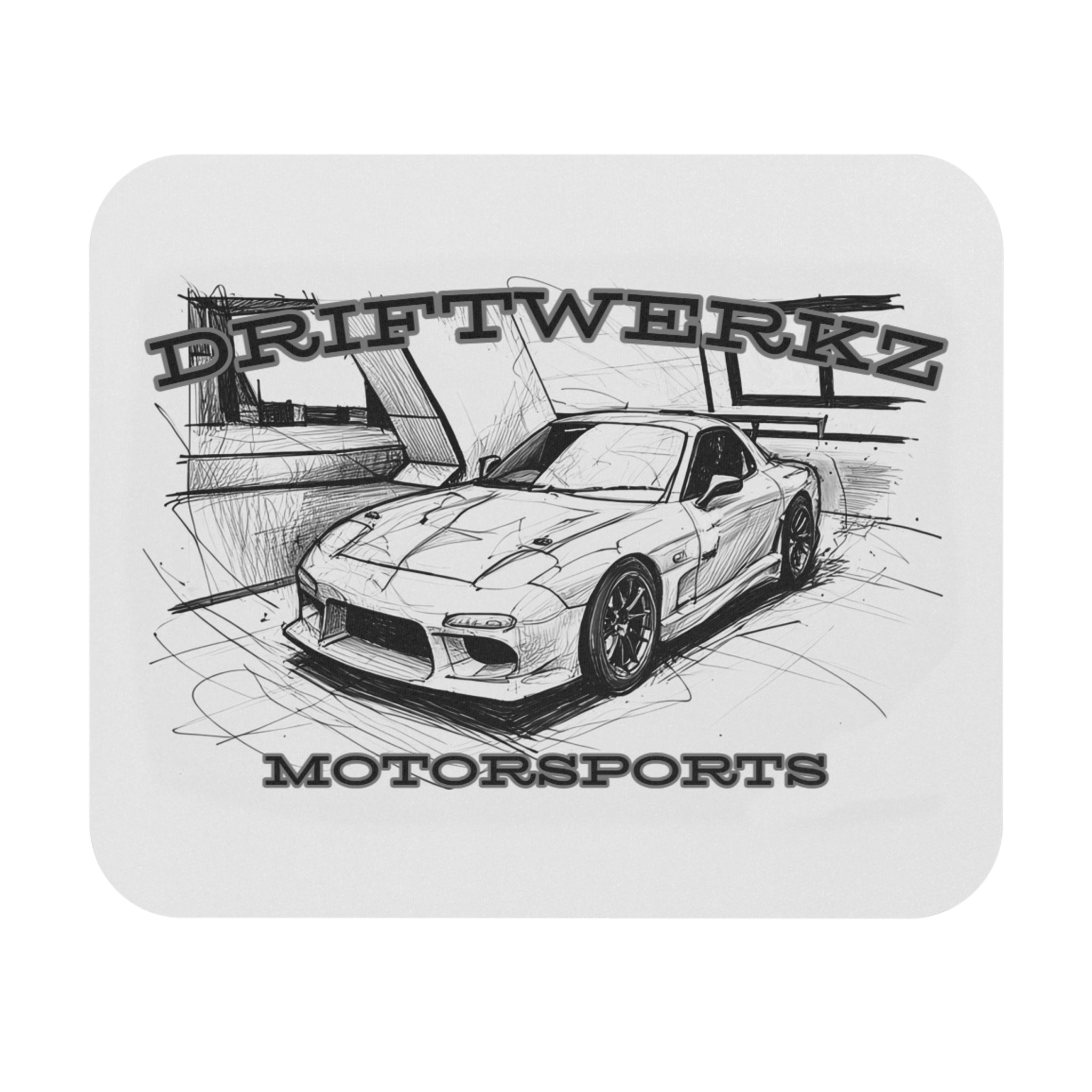 Drift Car Mouse Pad